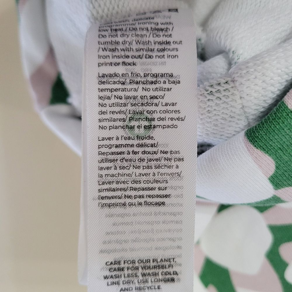 SKFK Skunkfunk Adi Big Petals Pink Green Hoodie - Picture 13 of 16